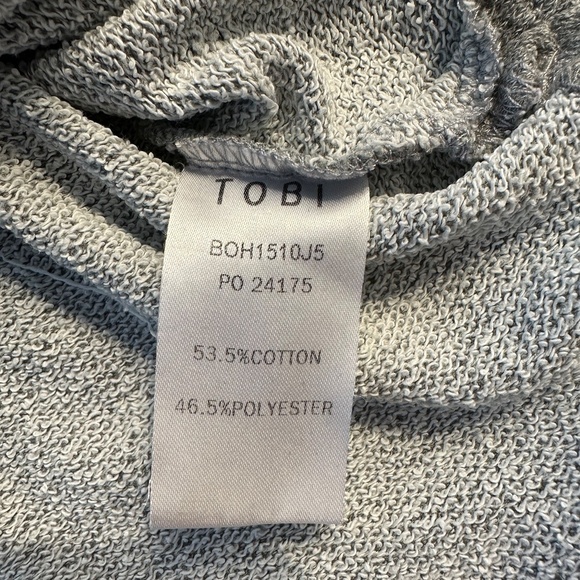 TOBI Grey Bell-Bottom Hoodie - Picture 5 of 6